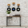 Wallity Just Music - 334 Accesorio Decorativo de Pared Negro y Nogal